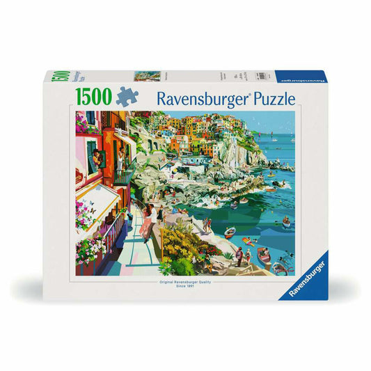 Ravensburger Puzzle Verliebt in Cinque Terre, Erwachsenenpuzzle, 1500 Teile, 12000430