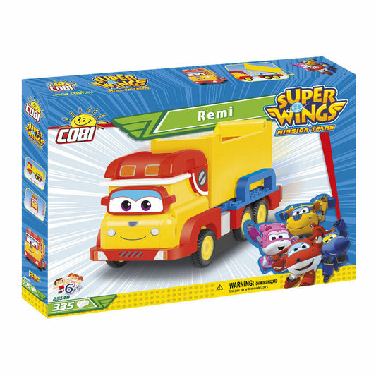 COBI Super Wings Remi Construction Team, Flugzeug, Kinderserie, Spielzeug, Konstruktionsbausteine, 335 Teile, 25149