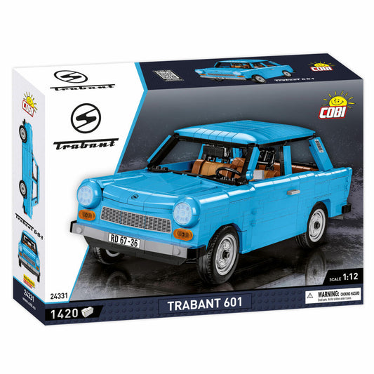 COBI Klemmbausteinset Trabant 601, Auto, Fahrzeug, Youngtimer Collection, Klemmbausteine, Kunststoff, 1420 Teile, 24331