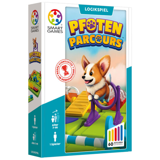 Smart Games Paw Parcours, children's game, logic game, educational toy, from 7 years, SG 451 DE