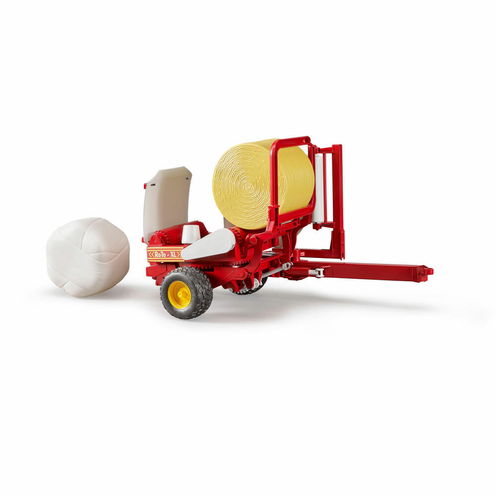Bruder Agriculture Bale Wrapper with Round Bales, Model Vehicle, Model Vehicle, Toy, Accessories, 02122