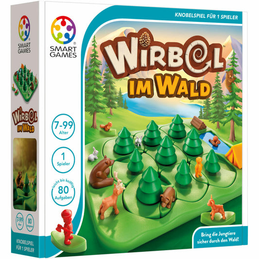 Smart Games Whirl in the Forest, puzzle game, logic game, thinking game, children's game, children, SG 531 DE