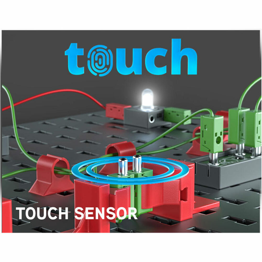 Fischertechnik E-Tronic, 250-tlg., Elektronik, Baukasten, Konstruktionsspielzeug, 559883