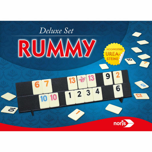 Noris Deluxe Set Rummy, Number Game, Board Game, Numbers, Children, Family, Game, 606101779