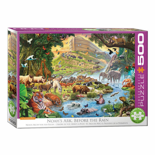 Eurographics Puzzle Noahs Arche vor dem Regen, 500 Teile, 68 x 48 cm, 6500-0980