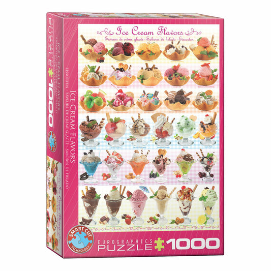 Eurographics Puzzle Ice Cream Sundae, Ice Cream, 1000 pieces, 68 x 48 cm, 6000-0590