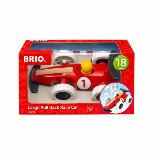BRIO Large Racing Car with Pull-Back Motor, Toy Car, Toy Car, Children, 63030800