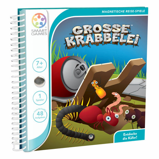 Smart Games Magnetic Travel Games Big Crawling, Travel Game, Children's Game, Children's Game, from 7 years, SGT 230 DE-8