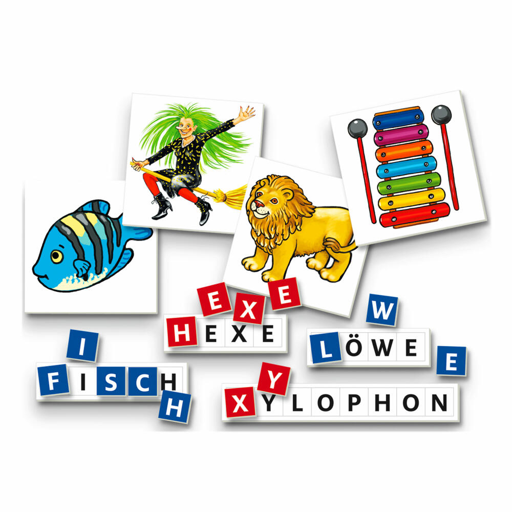 Noris Lesen, Lernspiel, Kinderspiel, Wissensspiel, Gedächtnisspiel, Pappe, 606076340