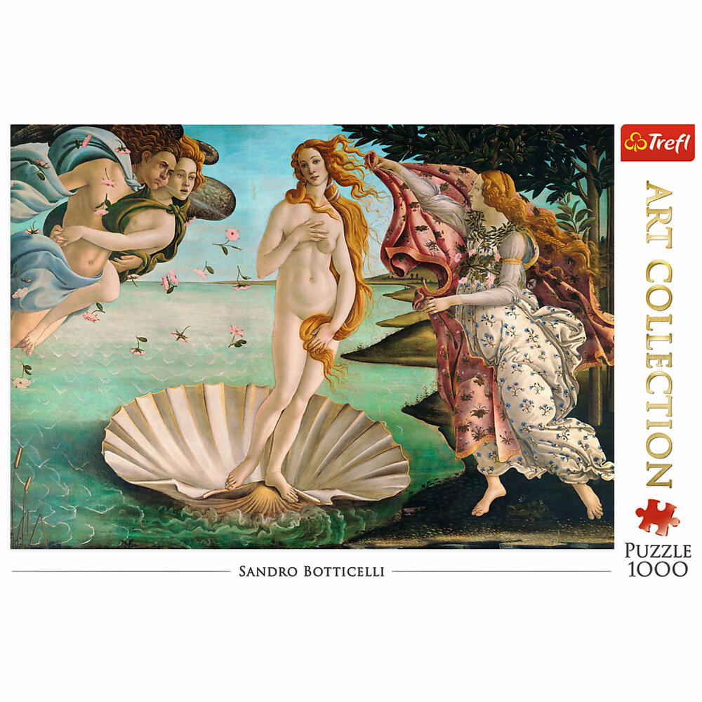 Trefl Puzzle Sandro Botticelli - Die Geburt der Venus, 1000 Teile, 68.3 x 48 cm, 10589