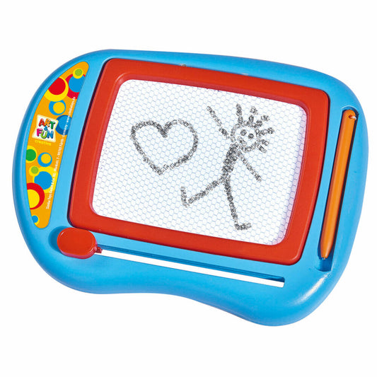 Simba Art & Fun Kleine Zeichentafel, Maltafel, Malkasten, mit Stift, 16 x 13 cm, 106334148