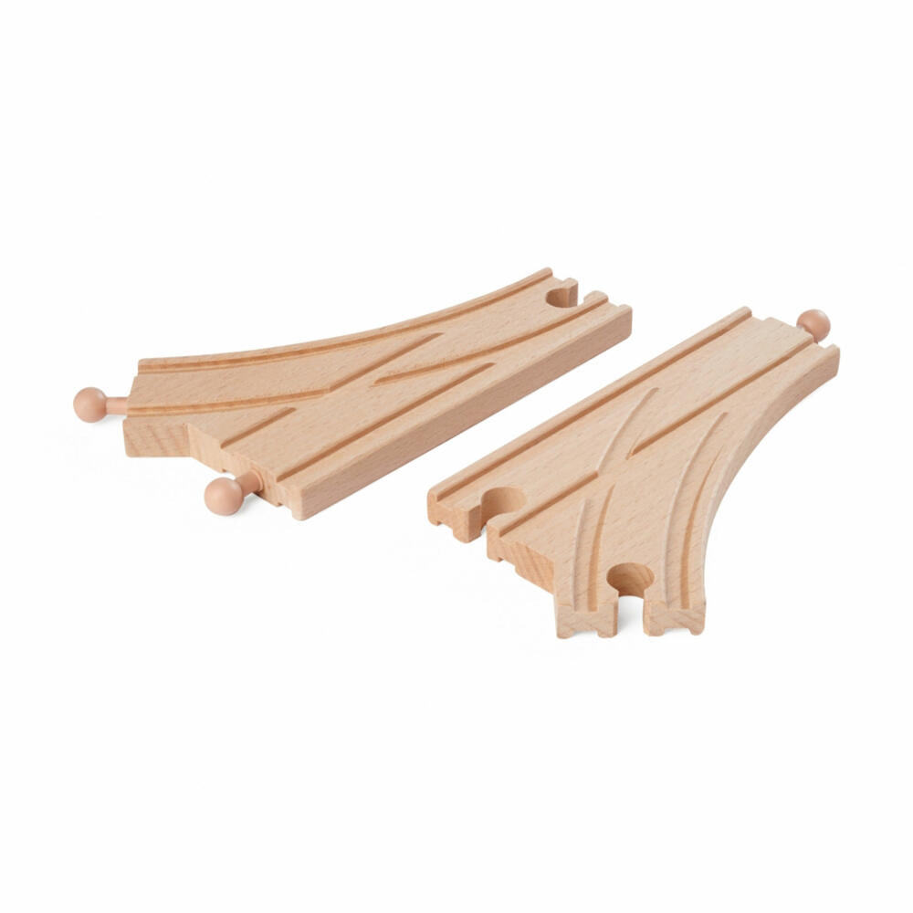 Eichhorn Railway Switches, Railway Accessories, Wooden Railway, Supplement, Extension, Rails, 100006401