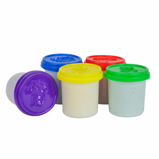 Simba Art & Fun Softknete 4+1 Bonuspack, Knete, Bastelknete, Knetgummi, Weichknete, 5 Farben, 106322264