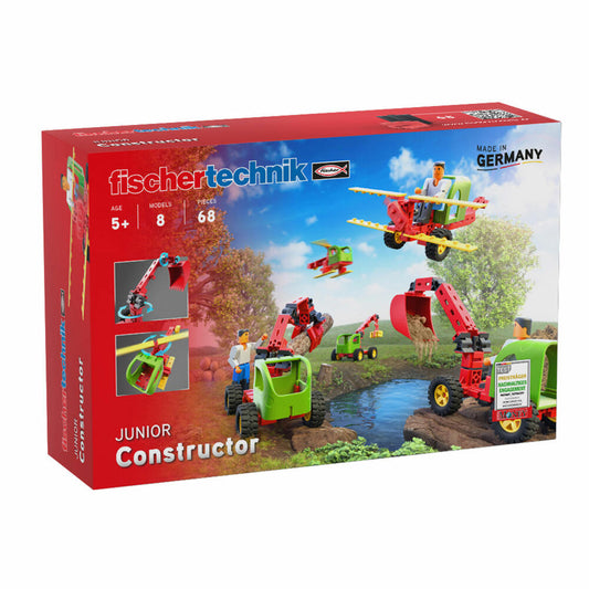 fischertechnik Junior Constructor, starter kit, construction toy, construction site, toy, from 5 years, 564065