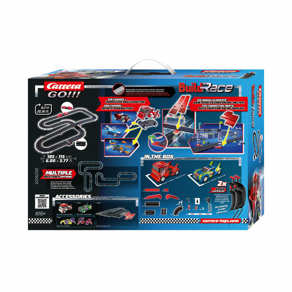 Carrera Build n Race Racing Set 6.2, race track, car, racing car, race track, GO Sets, 20062531