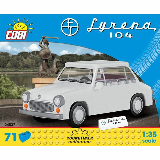 COBI Youngtimer Collection FSO Syrena 104, Auto, Fahrzeug, Sammelautos, Spielzeug, Spielen, Konstruktionsbausteine, 71 Teile, 24537