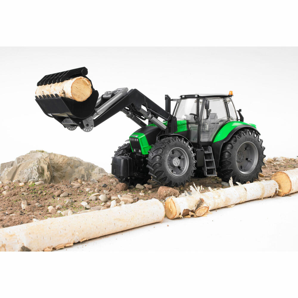 Bruder Landwirtschaft Deutz Agrotron X720, mit Frontlader, Traktor, Modellfahrzeug, Modell Fahrzeug, Spielzeug, 03081