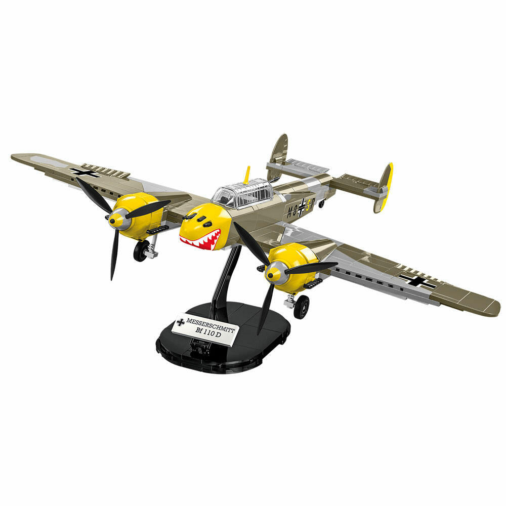 COBI World War 2 Messerschmitt Bf 110 D, Militär, Soldaten, Flugzeug, Spielzeug, Konstruktionsbausteine, Kunststoff, 422 Teile, 5716