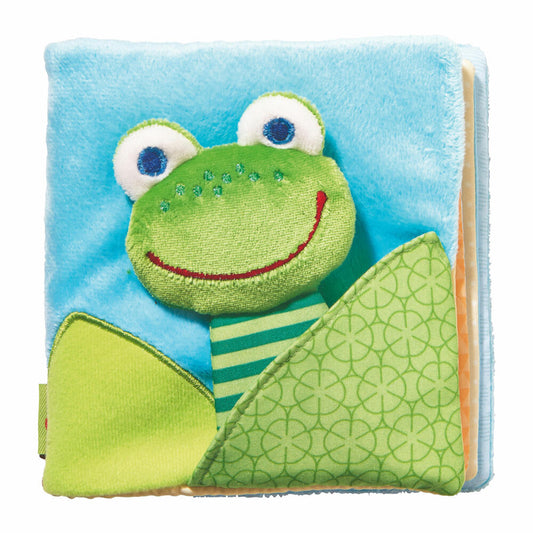 HABA Stoffbuch Zauberfrosch, Bilderbuch, Babybuch, Stoff Buch, Stoffspielzeug, Spielzeug, 302097