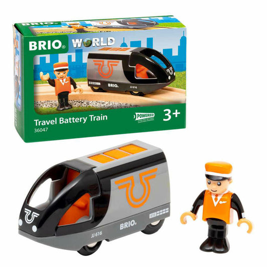 BRIO Orange-black passenger train, battery-powered passenger train, toy locomotive, locomotive, train, toy, 63604700