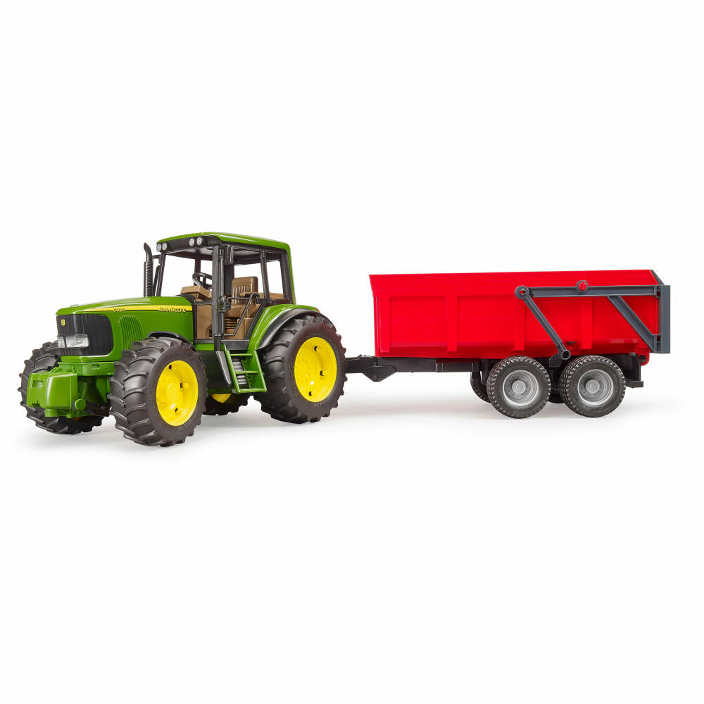 Bruder Forestry John Deere 6920, with tipping trailer, model vehicle, model vehicle, toy, 02057