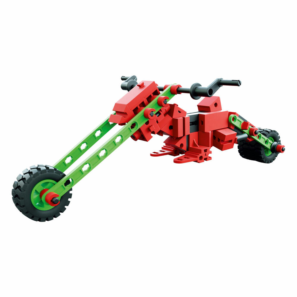 fischertechnik Advanced Universal Starter, 255-tlg., Kinder Baukasten, Motorikspielzeug, Bau Konstruktionsspielzeug, 536618