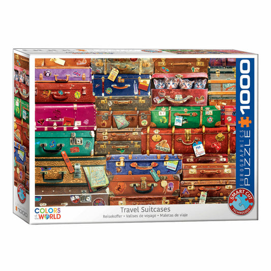 Eurographics Puzzle Travel Suitcase, Suitcase, 1000 pieces, 68 x 48 cm, 6000-5468