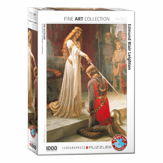 Eurographics Puzzle The Knighthood by Edmund Blair Leighton, 1000 pieces, 68 x 48 cm, 6000-0038