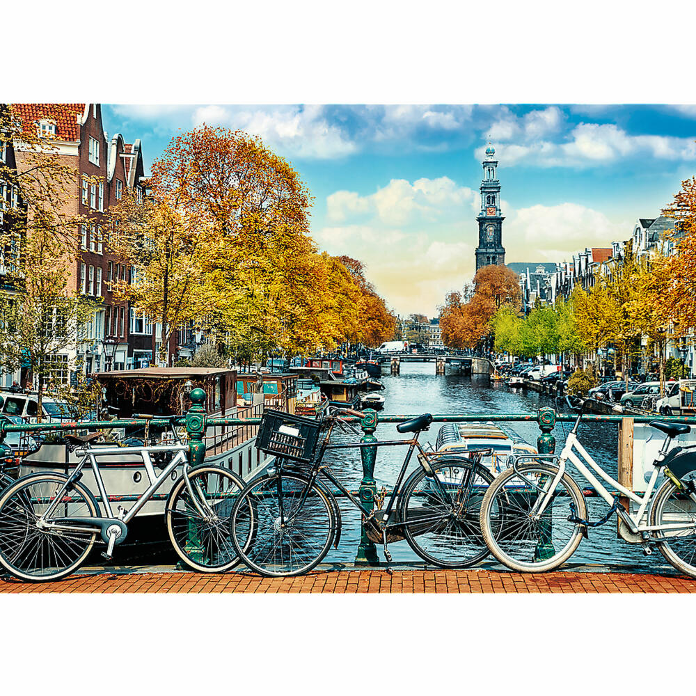 Trefl Puzzle UFT Wanderlust: Autumn in Amsterdam, 1000 pieces, 68.3 x 48 cm, 10702