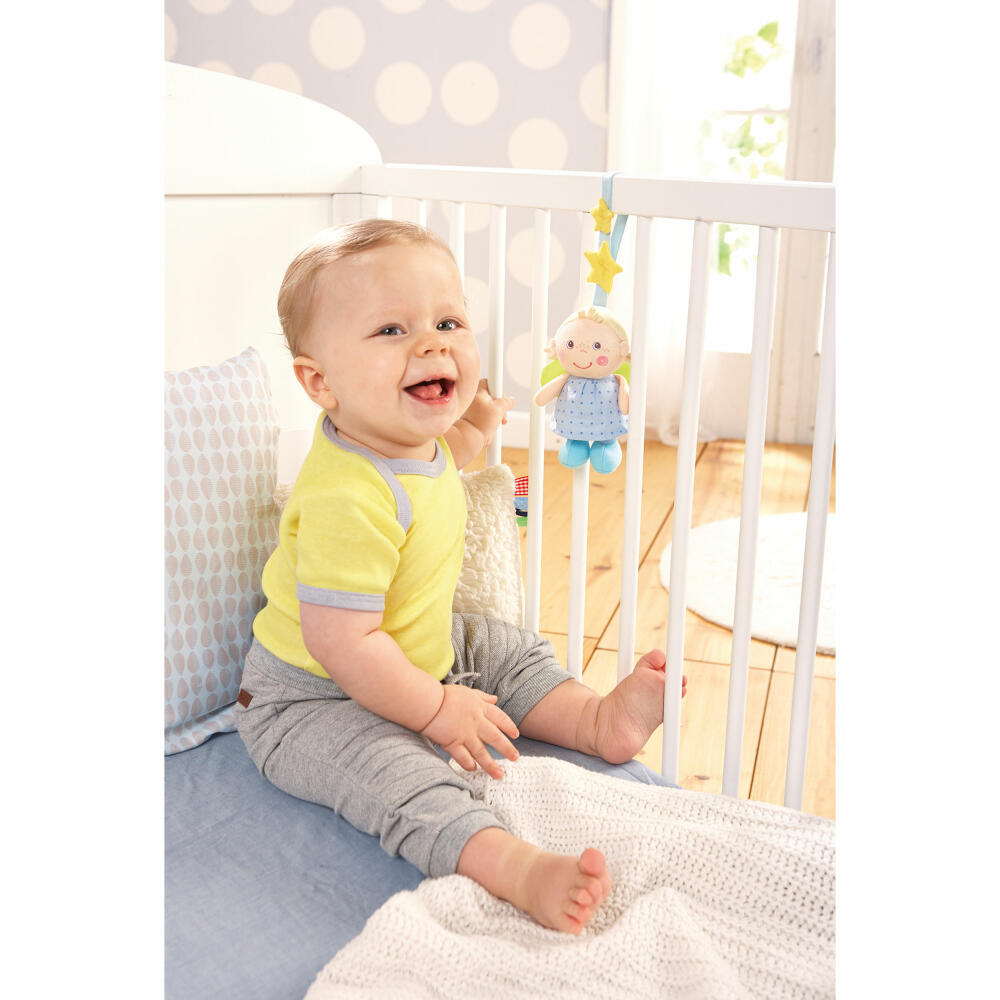 HABA Hängefigur Schutzengelchen, Hänge Figur, Kuschelfigur, Spielfigur, Spielzeug, Blau, 301995