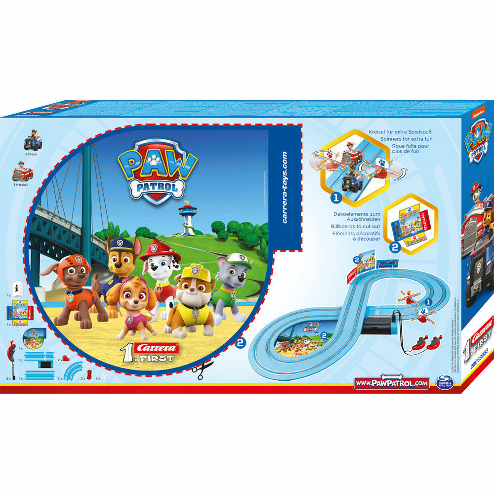 Carrera Paw Patrol On the Track race track, car, racing car, race track, Carrera First, 20063033