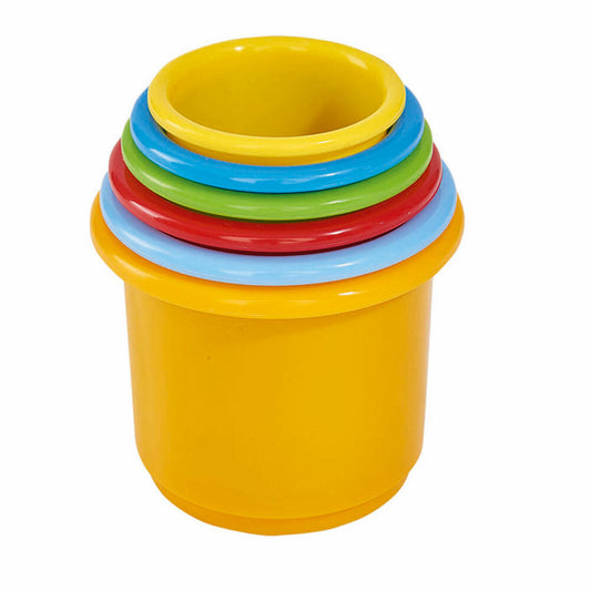 Simba ABC Stacking Pyramid Set, 6 pcs., Stacking Cups, Stacking Buckets, Children, Baby, Toys, 104018143