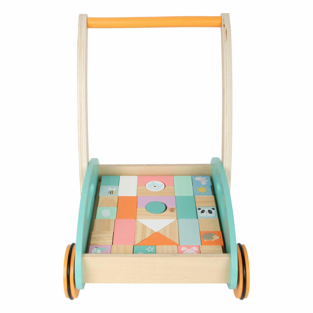 Legler Small Foot Lauflernwagen Pastell, Spielzeug, ab 12 Monate, 11766