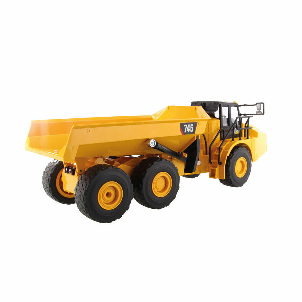 Carrera CAT 745 Articulated Truck, articulated dump truck, construction machine, excavator, Carrera RC, 2.4 GHz, 1:24, 37025004