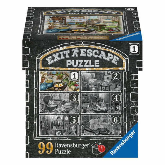 Ravensburger Puzzle Im Gutshaus Küche, Erwachsenenpuzzle, 99 Teile, 16877