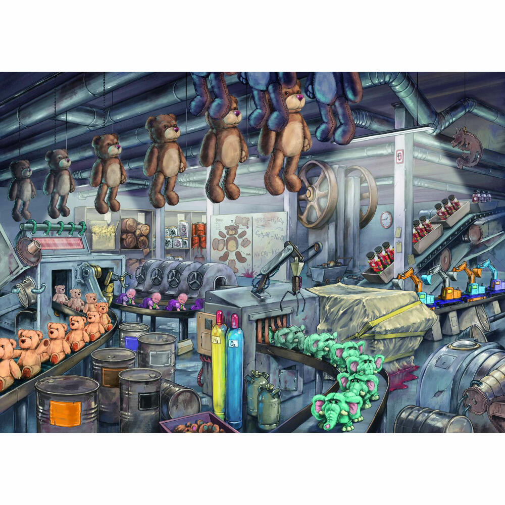 Ravensburger Exit Puzzle In the Toy Factory, Adult Puzzle, Guessing Game, Puzzle, Adult Puzzles, 368 Pieces, 16484