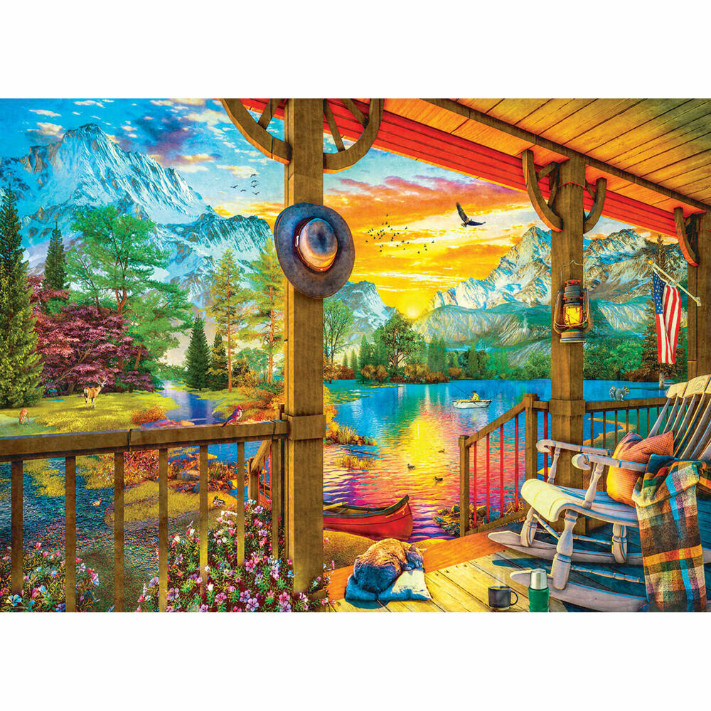 Eurographics Puzzle Angeln am frühen Morgen, 500 Teile, 68 x 48 cm, 6500-5884