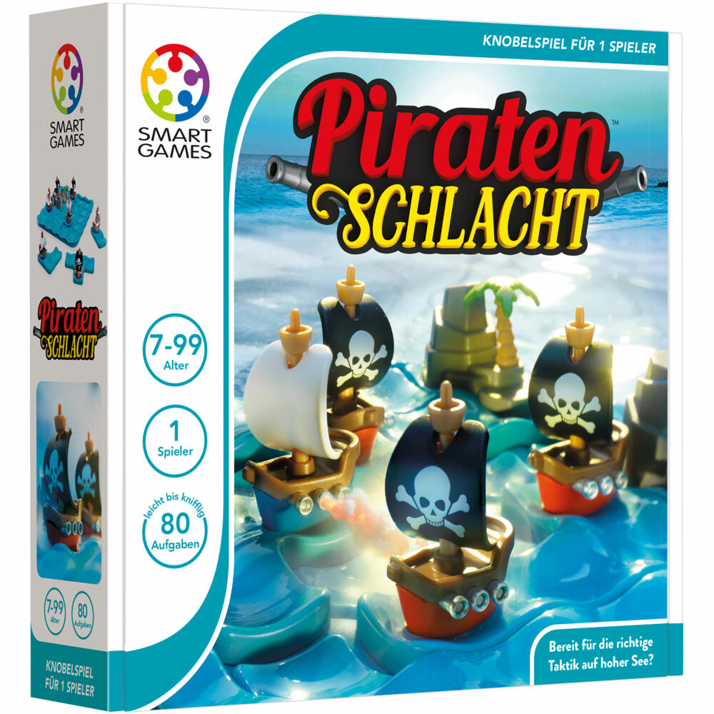 Smart Games logic game Pirate Battle, thinking game, puzzle game, toy, from 7 years, SG 094 DE