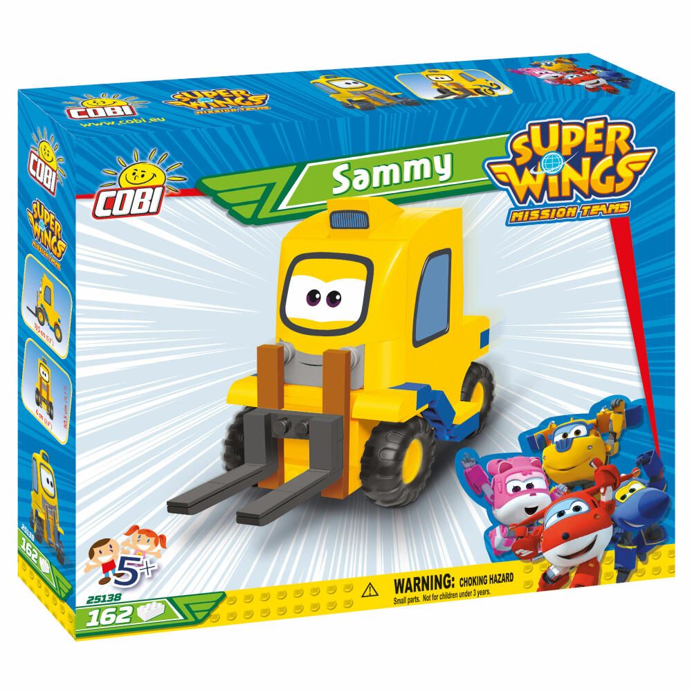 COBI Super Wings Sammy, Airplane, Children's Series, Toy, Construction Blocks, 162 Pieces, 25138