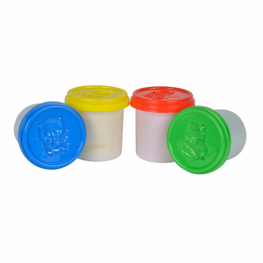 Simba Art & Fun Softknete, Knete, Bastelknete, Knetgummi, Weichknete, 4 Farben, 106320642