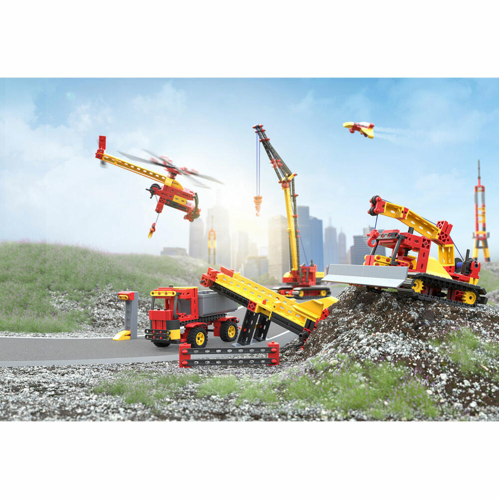 Fischertechnik Advanced Universal 4 Baukasten, Bausteine, Spielzeug, 490 Teile, 40 Modelle, 548885