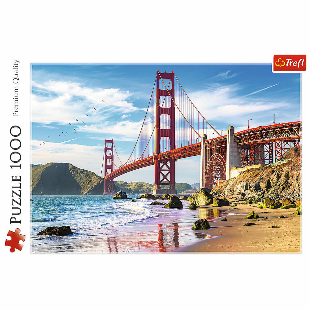 Trefl Puzzle Golden Gate Bridge, San Francisco, 1000 pieces, 68.3 x 48 cm, 10722