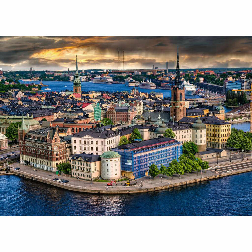 Ravensburger Puzzle Stockholm - Schweden, Erwachsenenpuzzle, 1000 Teile, 12000114