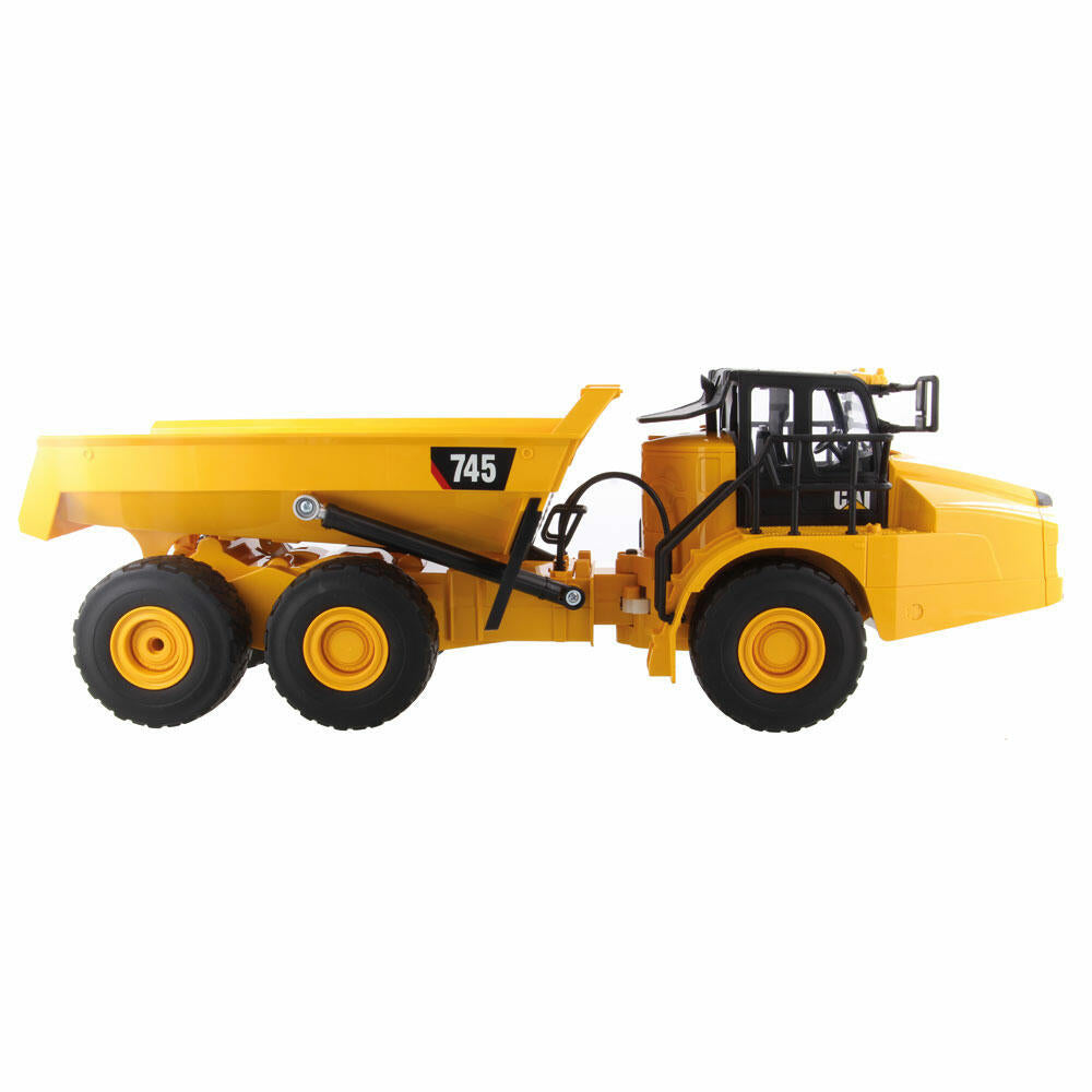 Carrera CAT 745 Articulated Truck, articulated dump truck, construction machine, excavator, Carrera RC, 2.4 GHz, 1:24, 37025004