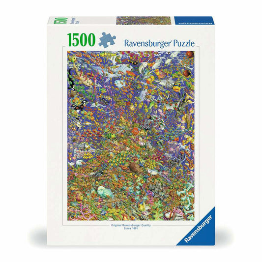 Ravensburger Puzzle Viele bunte Fische, Erwachsenenpuzzle, 1500 Teile, 12000436