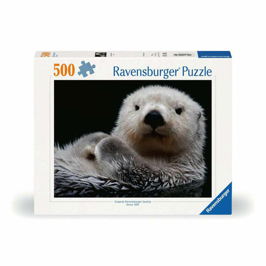 Ravensburger Puzzle Süßer kleiner Otter, Erwachsenenpuzzle, 500 Teile, 12000235