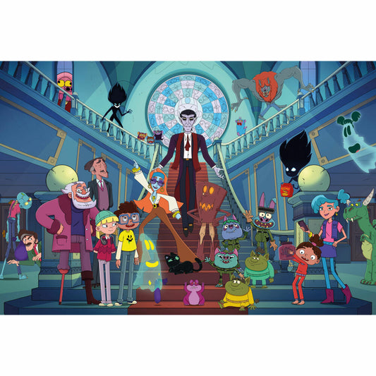 Schmidt Spiele Children's Puzzle Loving Maniacs Funny Monster Party, Children's Puzzle, 150 pieces, 56478