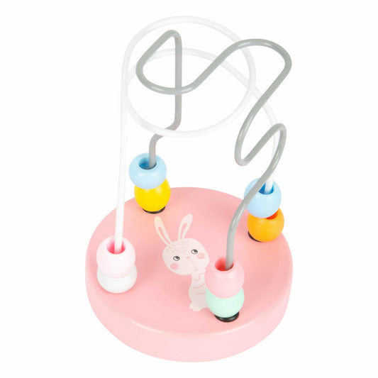 Legler Small Foot Motorikschleife Hase Pastell, Spielzeug, ab 12 Monate, 11762