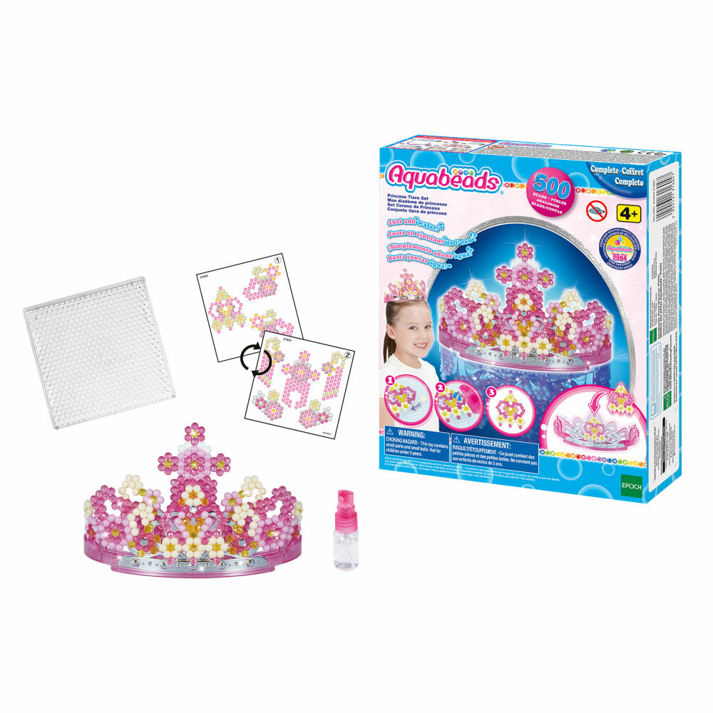 Aquabeads Glitter Crown, Craft Beads, Crafting, Glitter Beads, Glitter Beads, Crown, 31604
