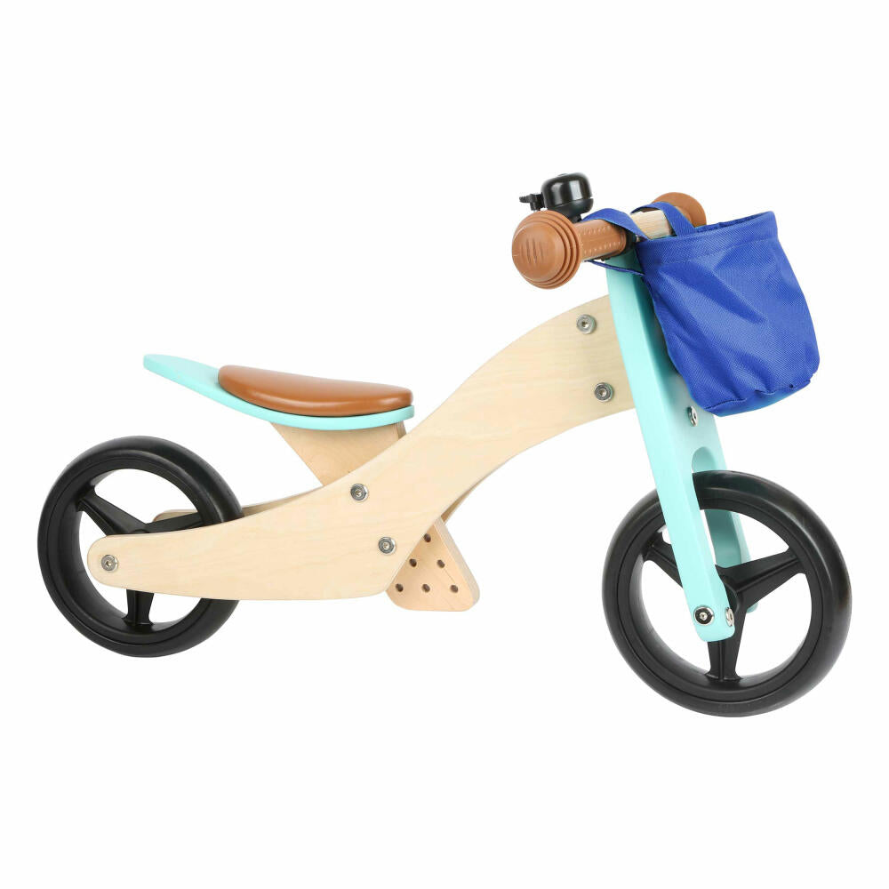 Legler Small Foot Laufrad-Trike 2 in 1 Türkis, Spielzeug, ab 12 Monate, 11610